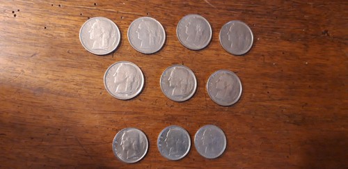 Lot pièces monnaie - 10,