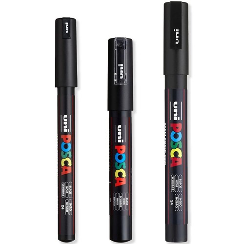 1mr 3m posca lot - posca,