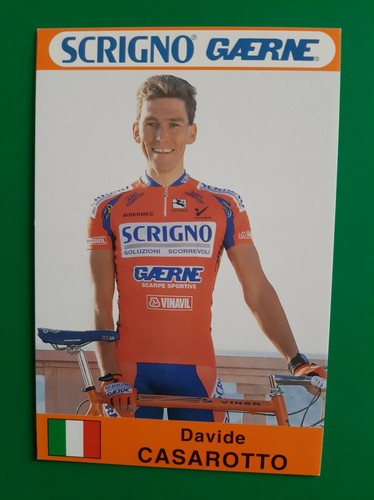 Cyclisme carte cycliste davide - carte,