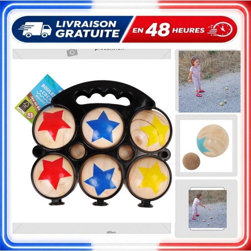 Boules pétanque pour - 6, de