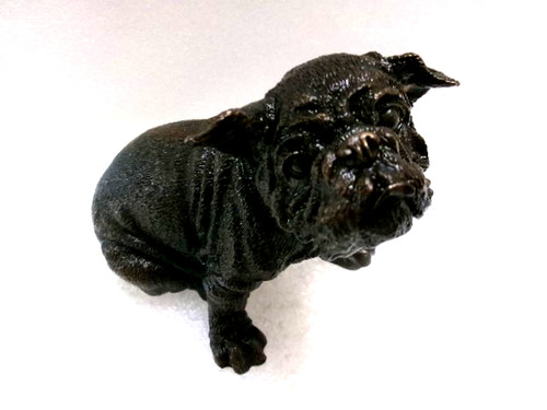 Statuette bronze - en,