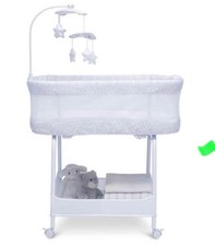 Delta Children SmartSleep Auto Glide Bassinet with Bluetooth