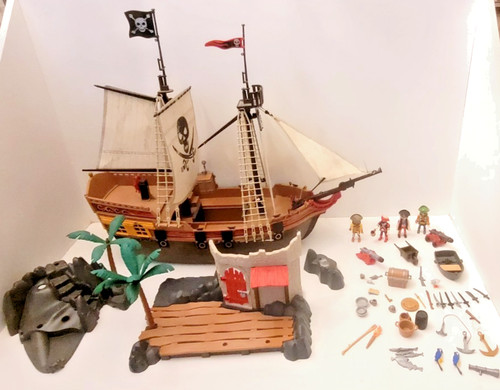 Bateau pirate playmobil - pirate, +