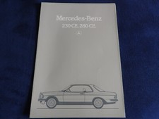 catalogue mercedes 230 CE /