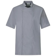 Nozomi Veste de cuisine unisexe noir/blanc vêtement de cuisine professionnel ...