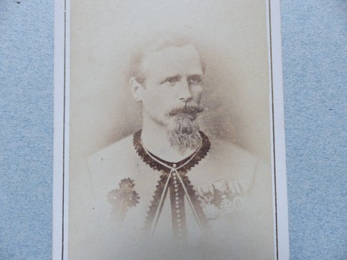 Ancienne photo cdv général - ancienne, :