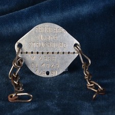 Military ID plate bracelet mod 1918 dated 1949. 146 BI