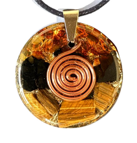 Pendentif orgonite pure - orgonite,