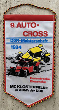 Bannière 9. AUTO-CROSS DDR-Championnat 1984 - Biesenthal - MC Klosterfelde ADMV