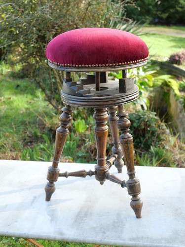 Rare tabouret piano - tabouret,