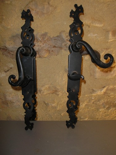 Poignées porte ancienne en - porte,