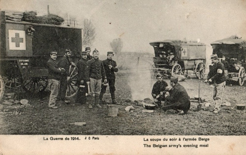Cpa guerre 1914 soupe - cpa,