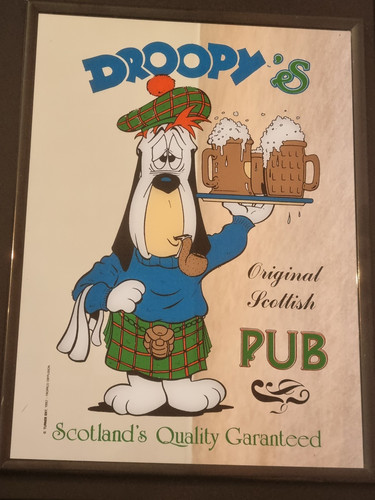 Miroir publicitaire droopy - miroir, droopy’s