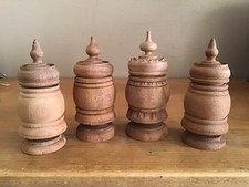 Lot de 4 Grolles en Bois