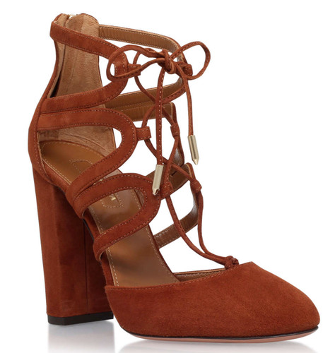 Aquazzura holli 105 daim - aquazzura,