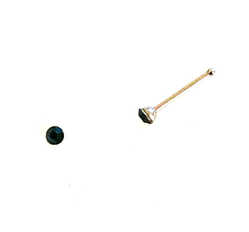 Piercing droit nez brillant - piercing,