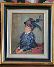 Huile sur Toile "Femme au