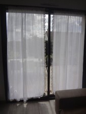 LOT DE 2 RIDEAUX PAIRE DE