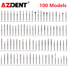 AZDENT Dental FG Diamond Burs for High Speed Handpiece Friction Grip 5pcs/pack