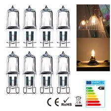 10x G4 G9 25W 40W 50W 60W Ampoule Lampe halogène Bright Blanc Chaud  220V 12V