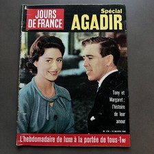 JOURS DE FRANCE N° 278 de 1960 tony Margaret Montand Jean Gabin Farah Diba