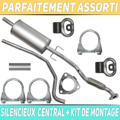 Pot échappement central - pot, d’échappement