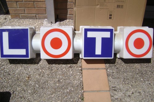 Enseigne lumineuse loto - enseigne,
