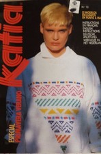 KATIA KNITTING BOOK NUMBER 13 SWEATERS FOR WOMEN & MEN