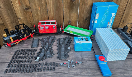 Vintage playmobil steam - vintage,