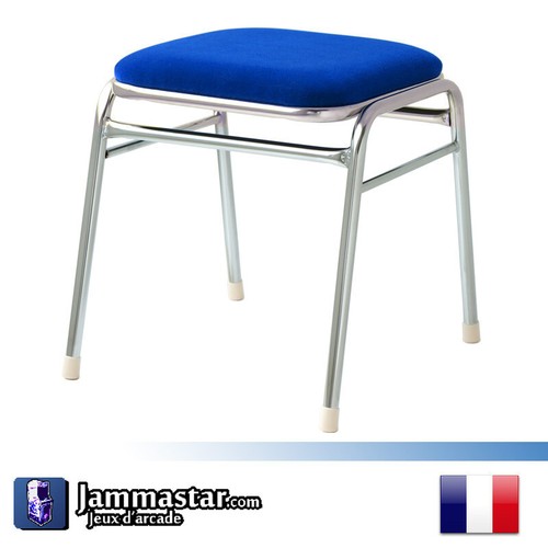 Tabouret borne arcade bleu - tabouret,