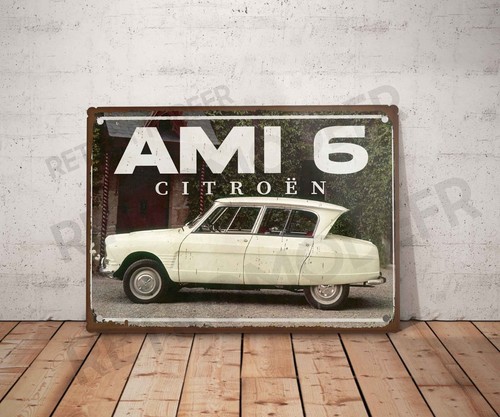 Plaque métal vintage citroen