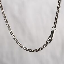 L24 Anchor Chain with Hook Clasp 3mm Sterling Silver 925 Choose Length