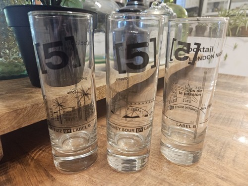 Verres label pour cocktail - verres,