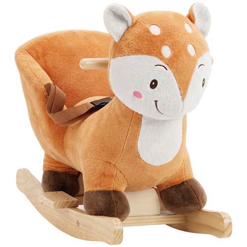 Cheval bascule cerf peluche - bascule,