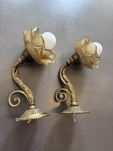 Paire appliques laiton - paire, d’appliques