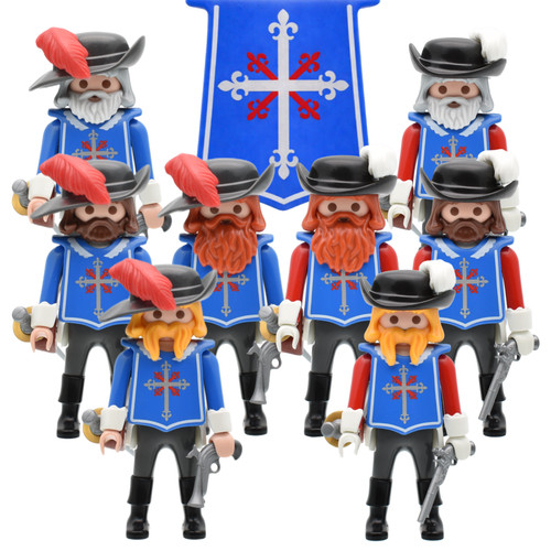 Playmobil bleu mousquetaire - bleu,