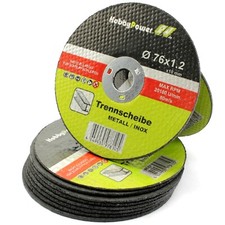 10x Métal Disque Ø 76mm pour