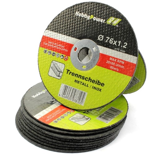10x métal disque - 10x, 76mm