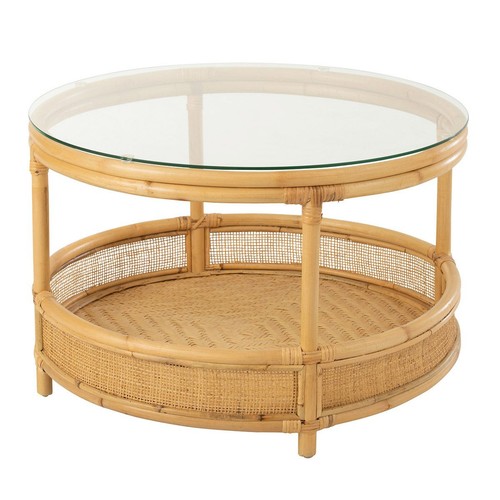 Table basse rotin - en,
