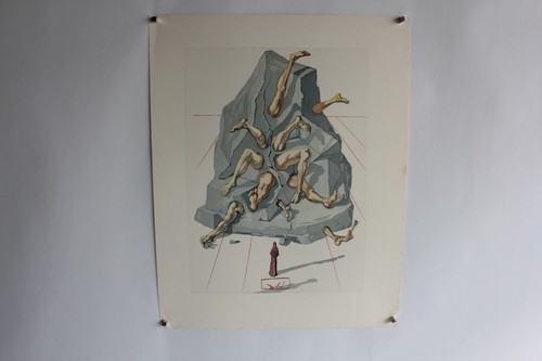 Salvador dali lithographie - dali, la