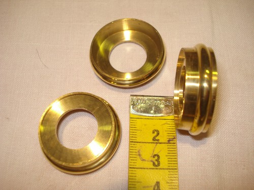Bague rondelle laiton - bague,