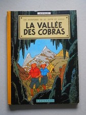 EO JO ZETTE et JOCKO t5 La vallée des cobras ( HERGE ) ( TINTIN )  4ème plat B24