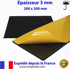 Plaque mousse adhésivée épaisseur 3 mm (200x300 mm) en PE pour protection