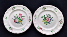 2 Assiettes plates Faience de