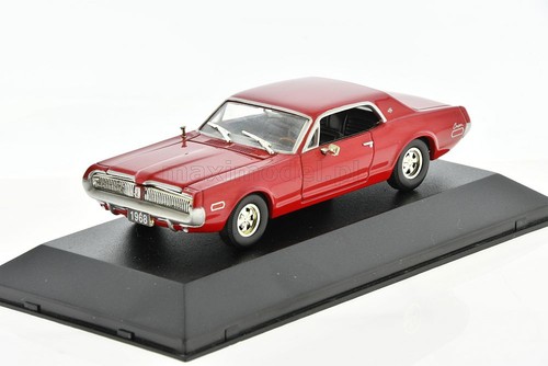 Mercury cougar red 1968 - mercury, 1/43