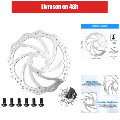 Disque frein 180mm acier - de,