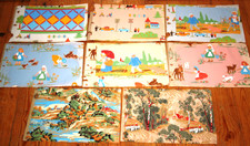 ancien PAPIER PEINT art deco