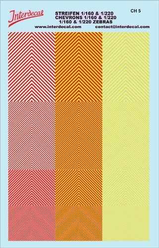 Chevrons 160 220 - 1/160, 1/220