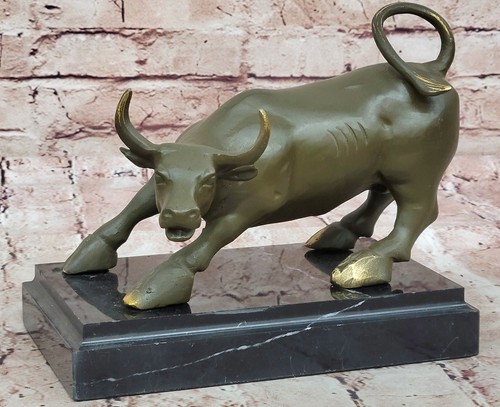 Fonte bronze bull sculpture - bronze,