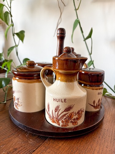 Service condiments vintage - à,